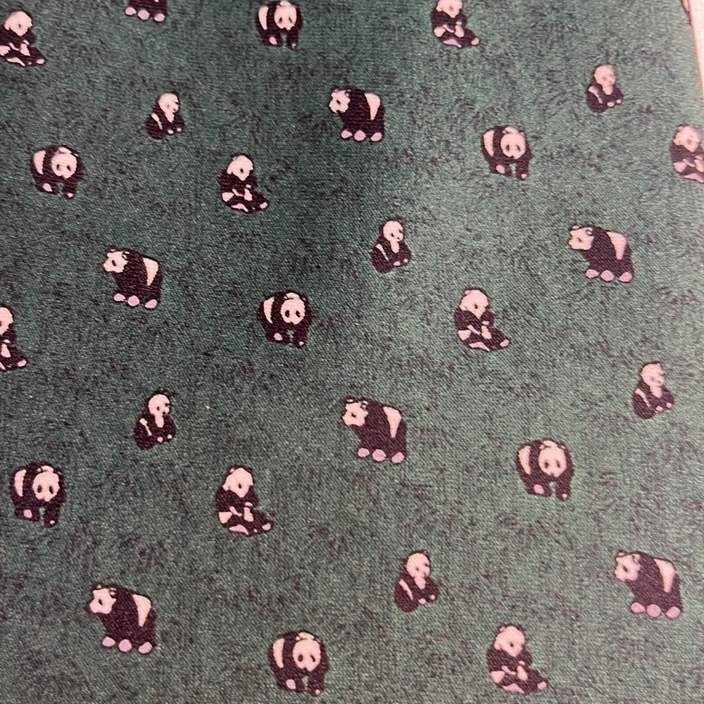 Giorgio Armani Cravatte Panda Bear Necktie - Picture 3 of 4